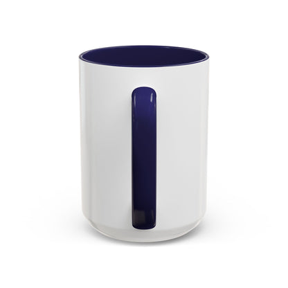 Chillaxing on The Moon. Accent Coffee Mug, 11oz