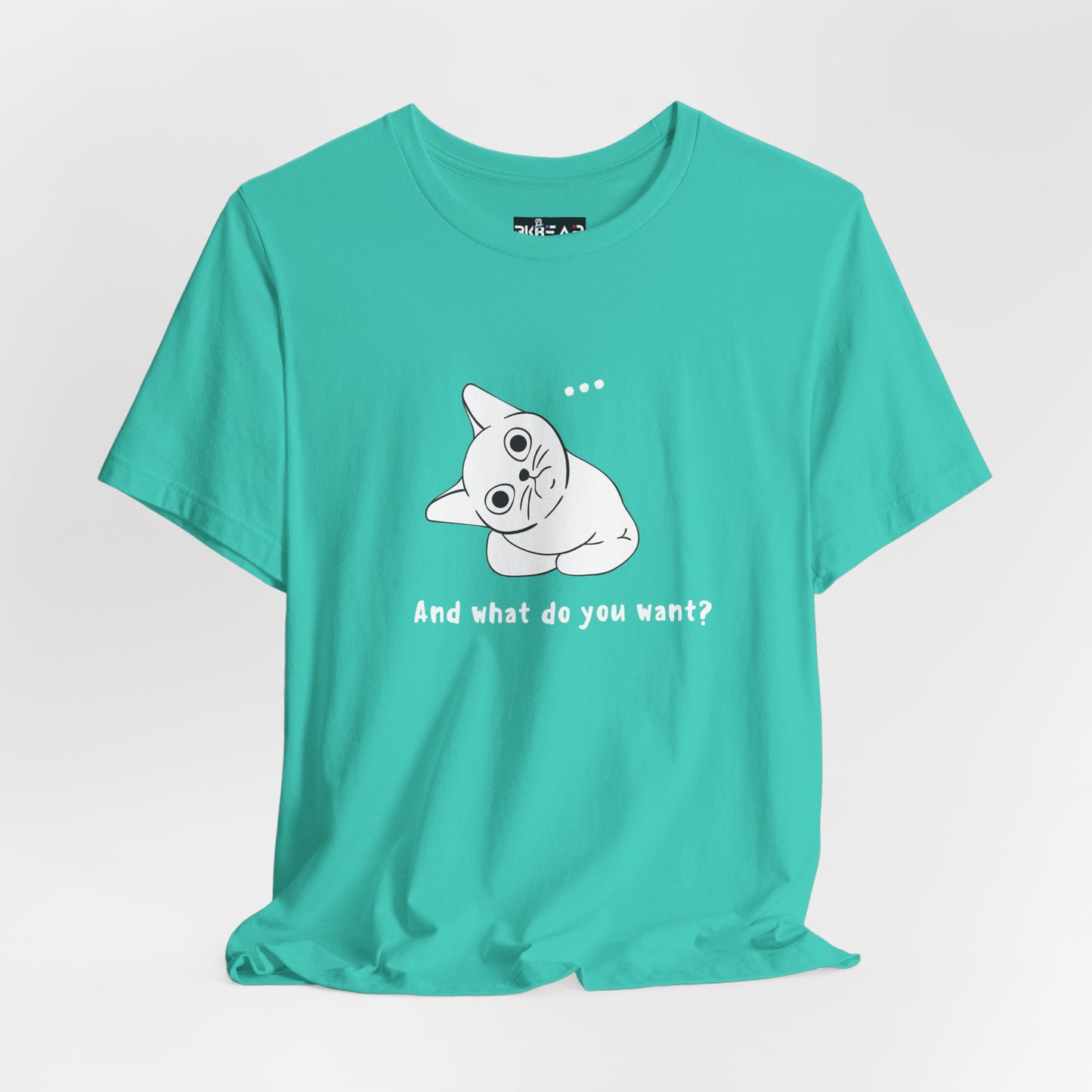 Vexing Cat Wondering What You Want. Unisex Jersey Short Sleeve Tee