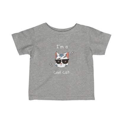 I'm A Cool Cat. Infant Fine Jersey Tee