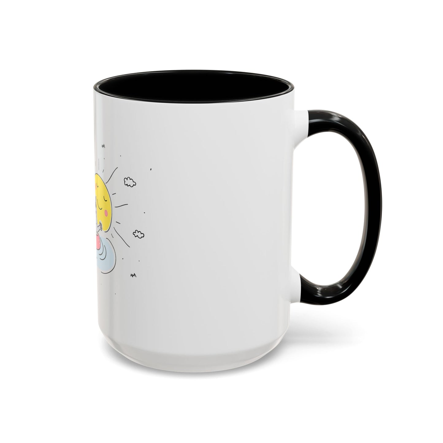 Jingles The Summertime Cat. Accent Coffee Mug, 11oz