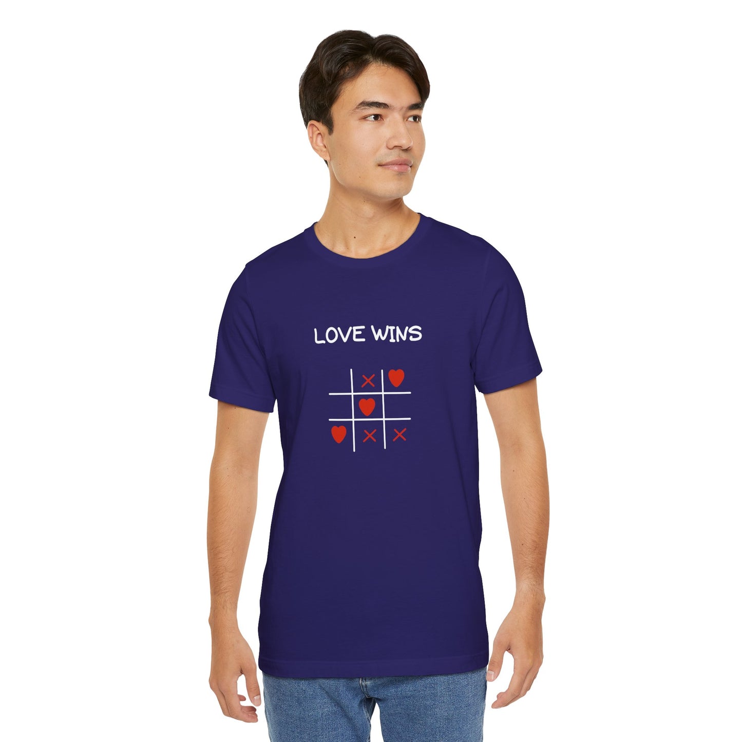 Love Wins!  Unisex Jersey Short Sleeve Tee