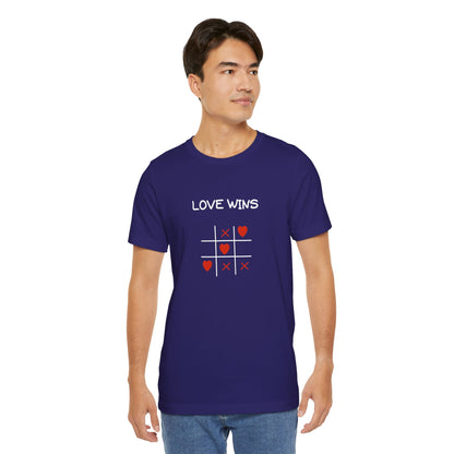 Love Wins!  Unisex Jersey Short Sleeve Tee