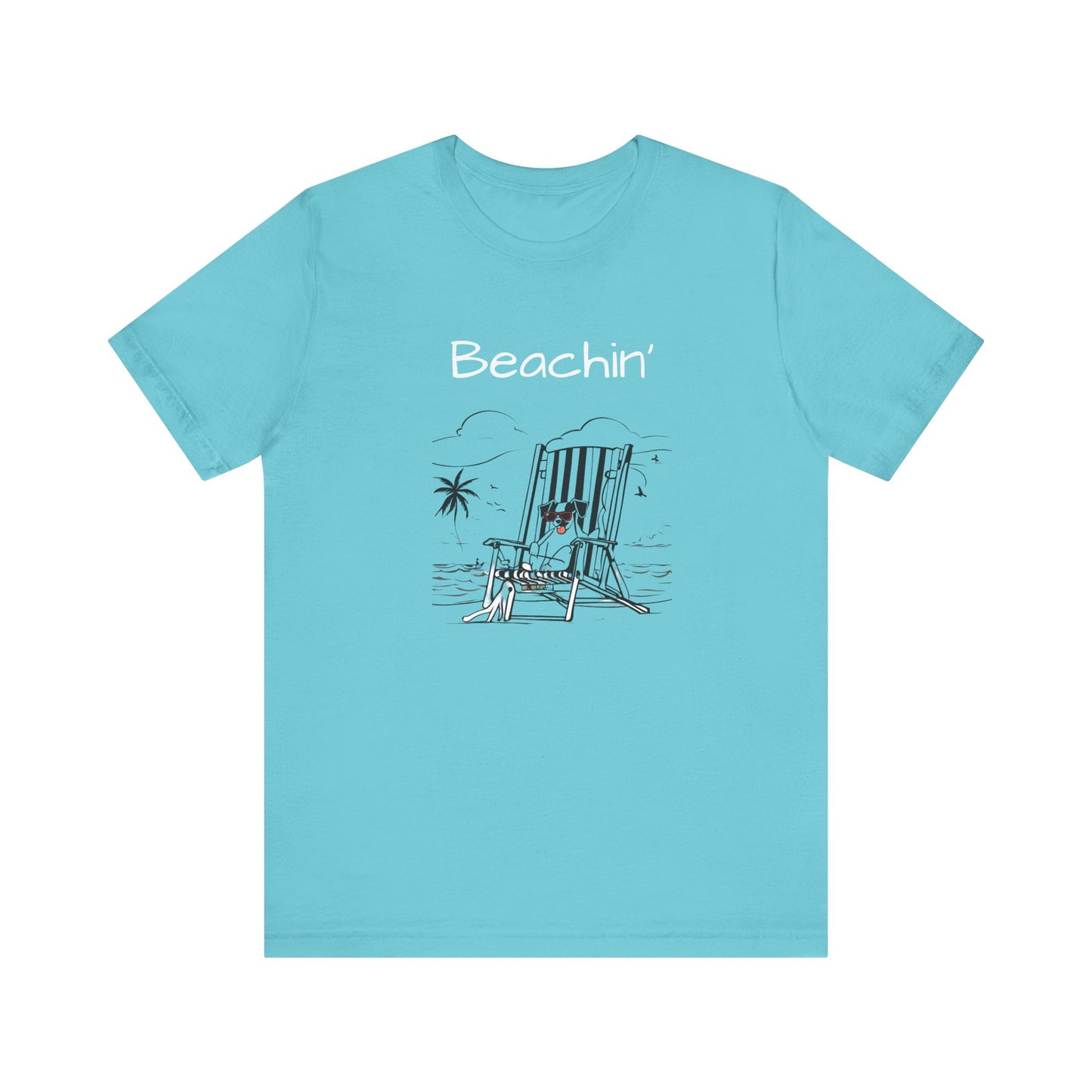 Beachin'. Unisex Jersey Short Sleeve Tee