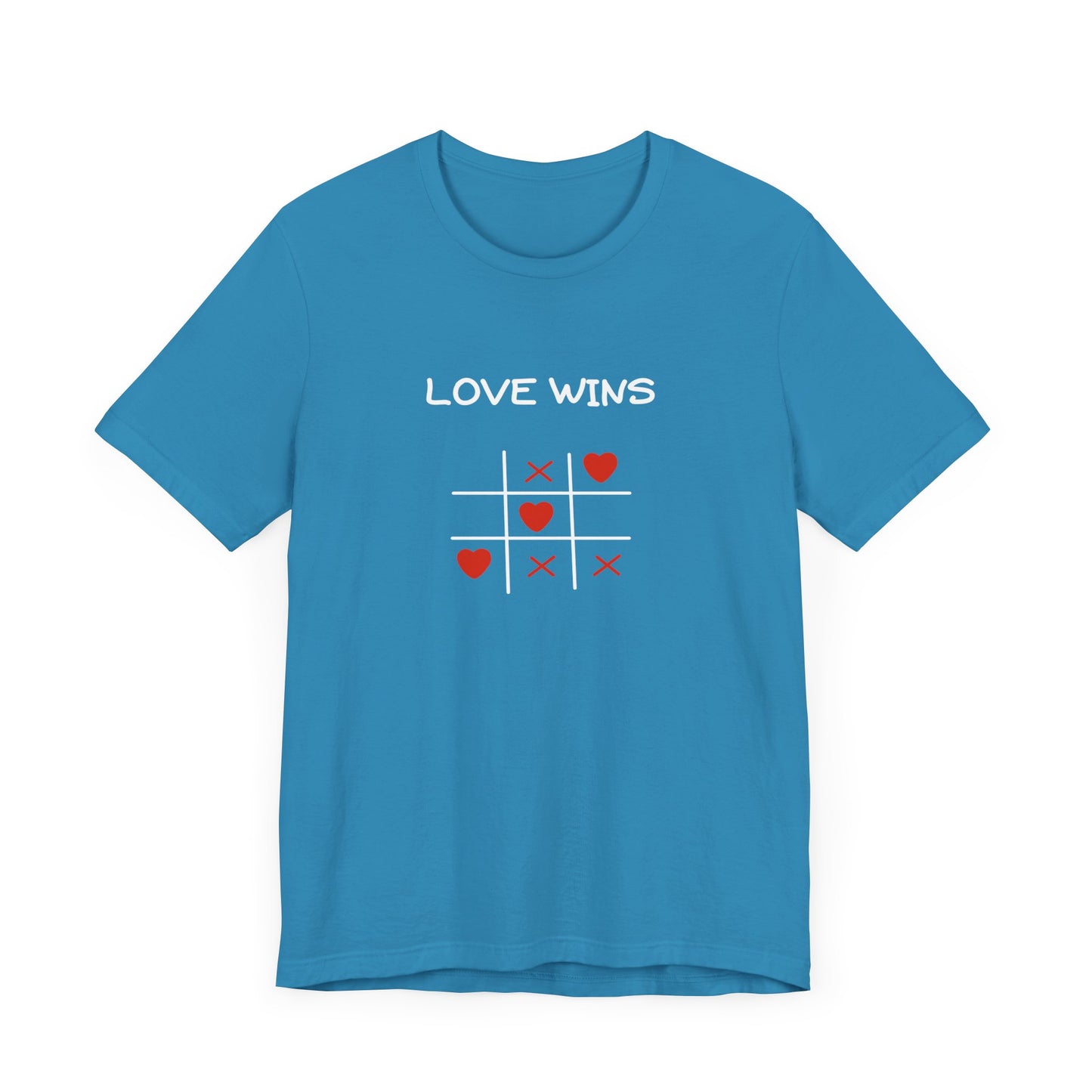 Love Wins!  Unisex Jersey Short Sleeve Tee