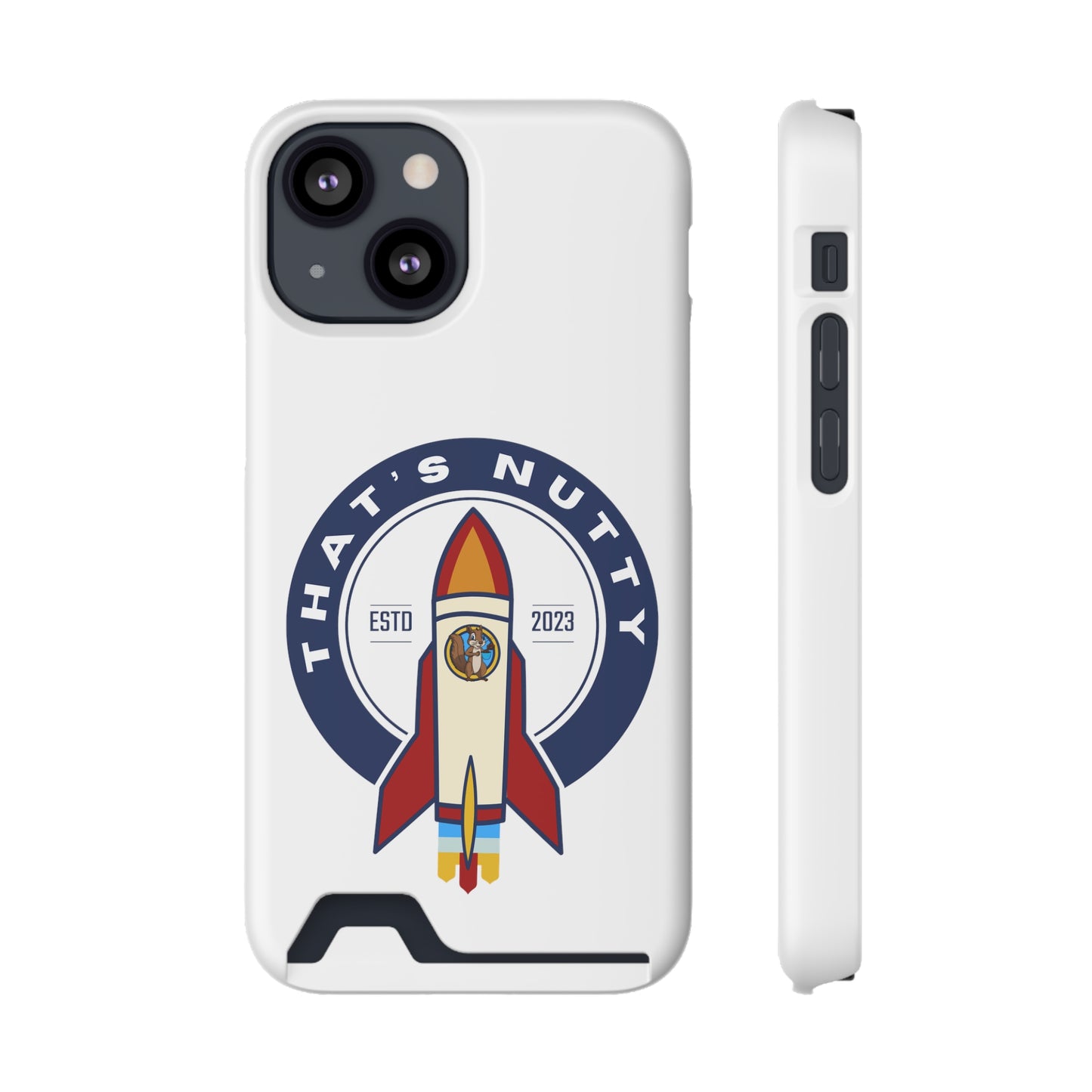 That's Nutty. Phone Case With Card Holder