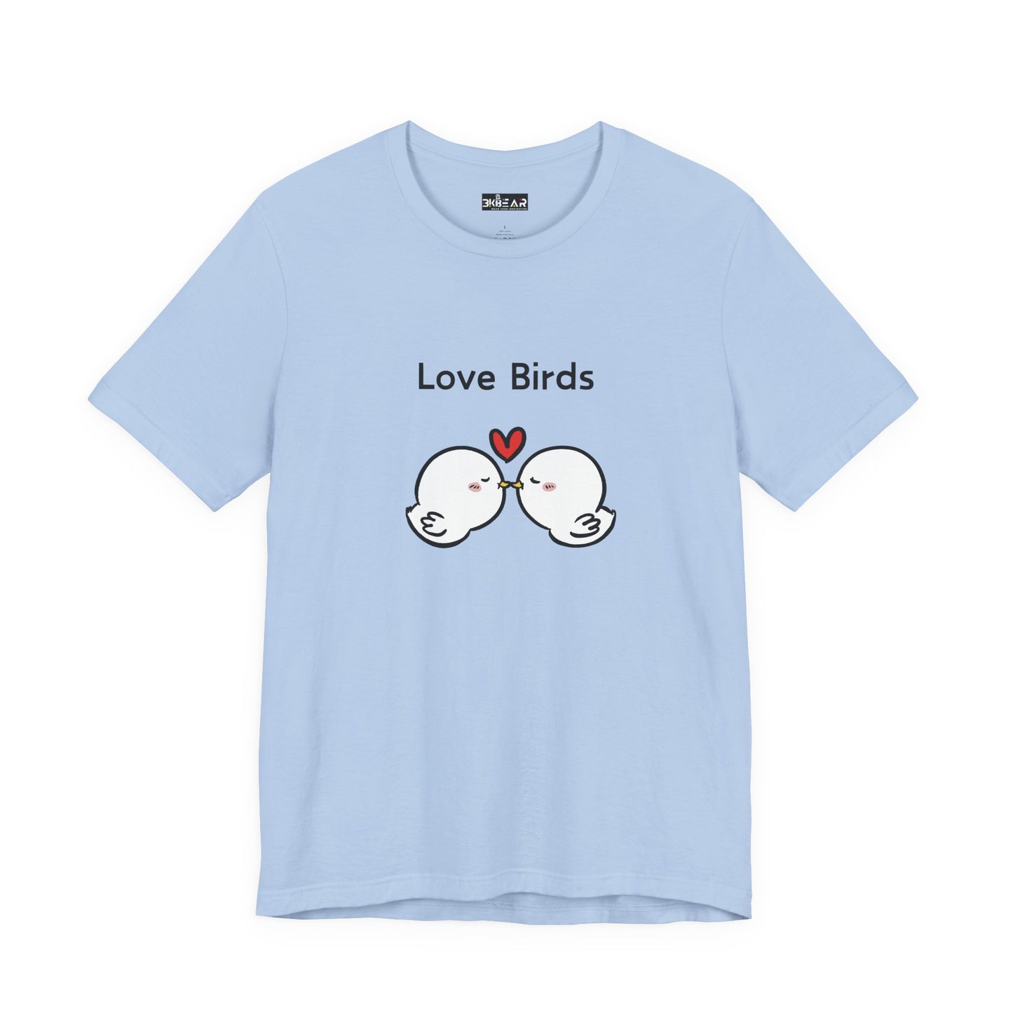 Love Birds Boyfriend T Graphic. Unisex Jersey Short Sleeve Tee