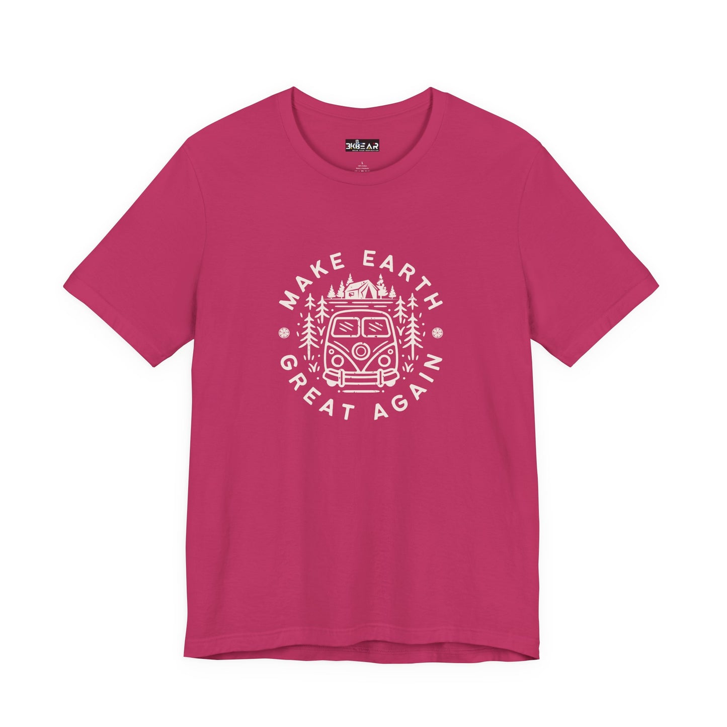 Make Earth Great Again. Relaxed mind. Unisex Jersey Short Sleeve Tee