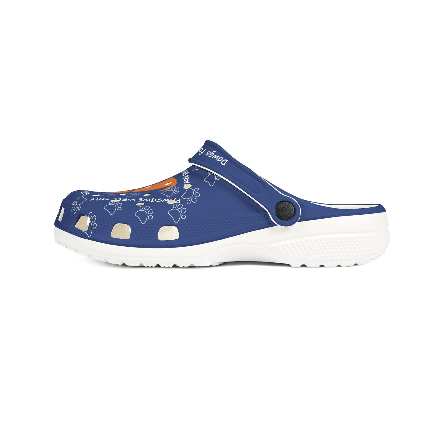 Dogs For A Cause Rubber Clogs. Fetch A Cure Design