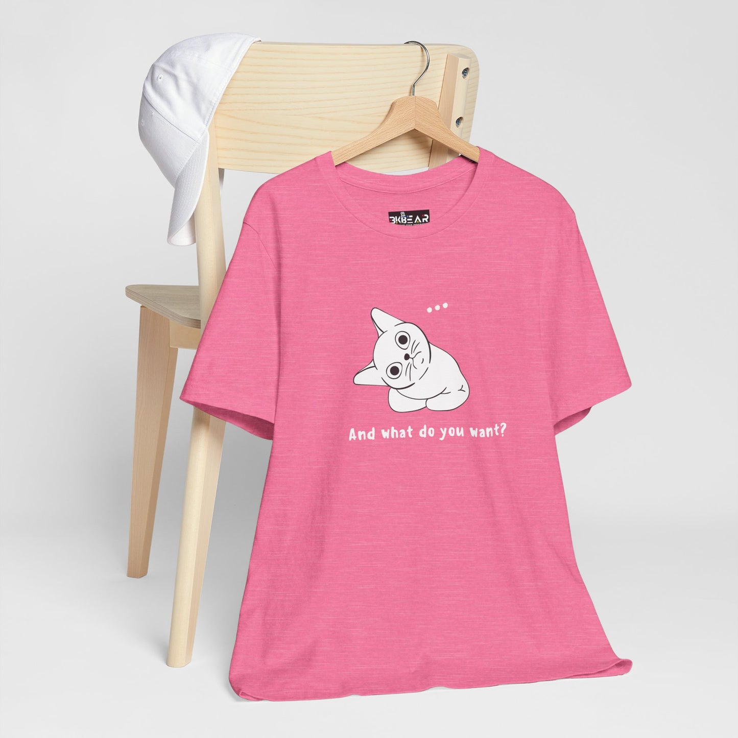 Vexing Cat Wondering What You Want. Unisex Jersey Short Sleeve Tee