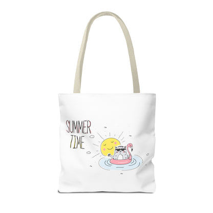 Summer Time Cat. Tote Bag (AOP)