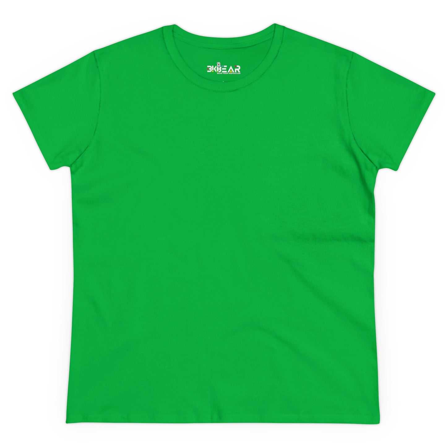 Solid Orange. Women's Midweight Cotton Tee