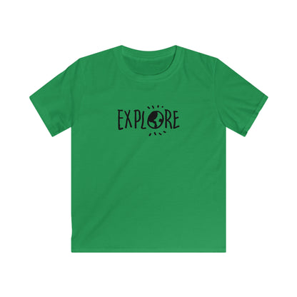 Explore. Kids Softstyle Tee