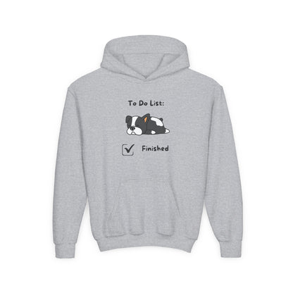 To Do List Finished- Funny Kids Animal Graphic Hoodie
