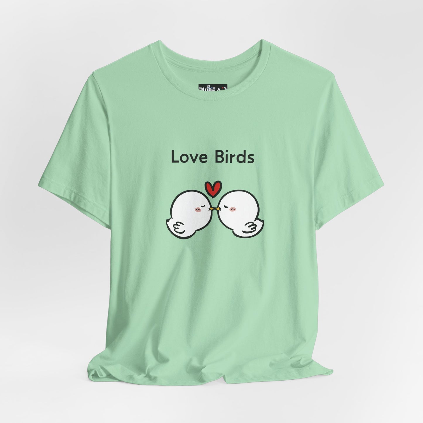 Love Birds Boyfriend T Graphic. Unisex Jersey Short Sleeve Tee