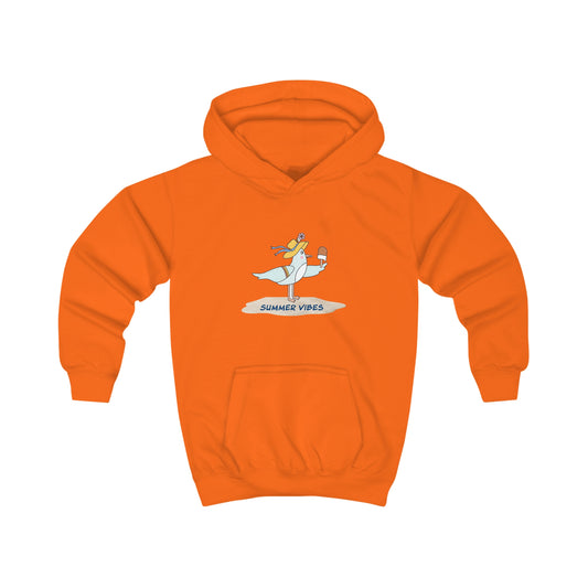 Regal Seagull Summer Vibes. Kids Hoodie