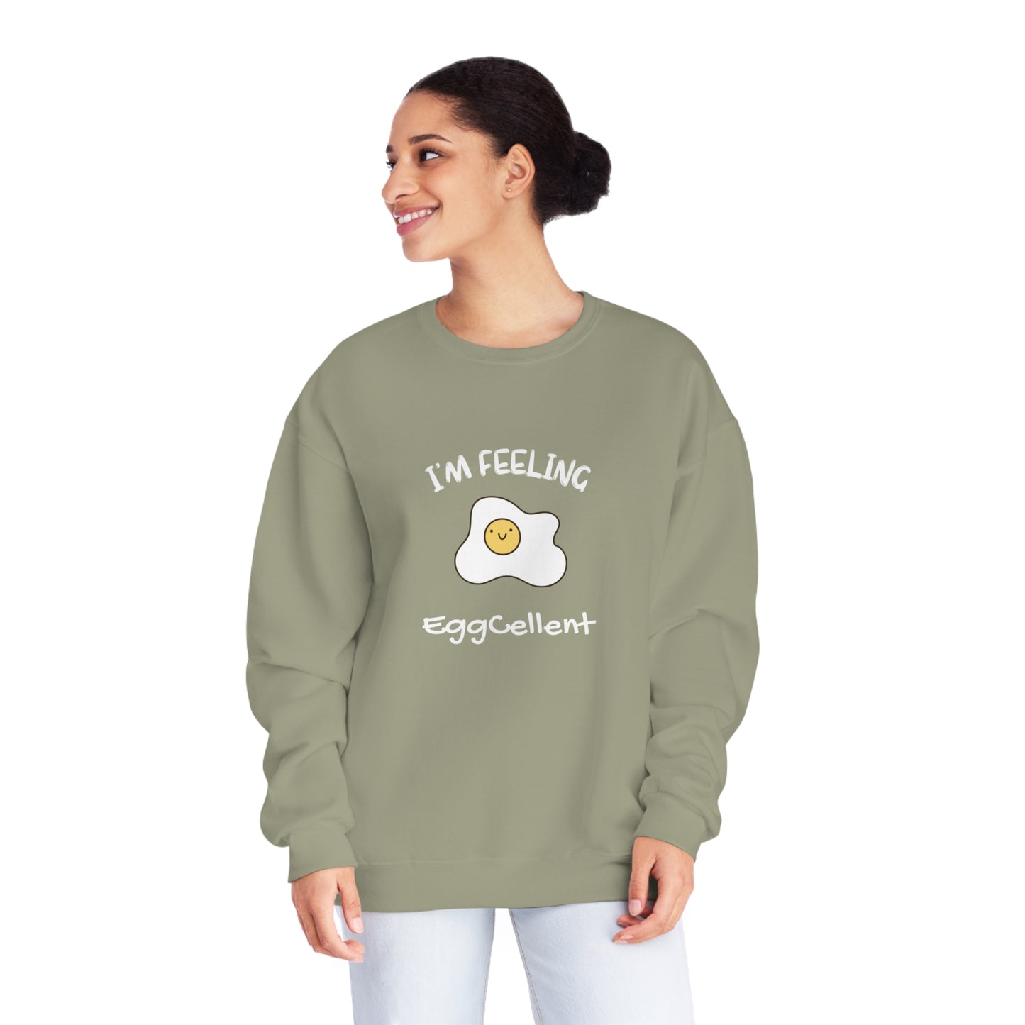 I'm Feeling EggCellent. Unisex NuBlend® Crewneck Sweatshirt