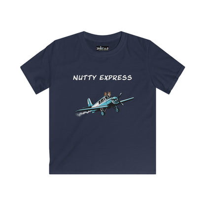 Nutty's Express Delivery. Always On-Time. Kids Softstyle Tee