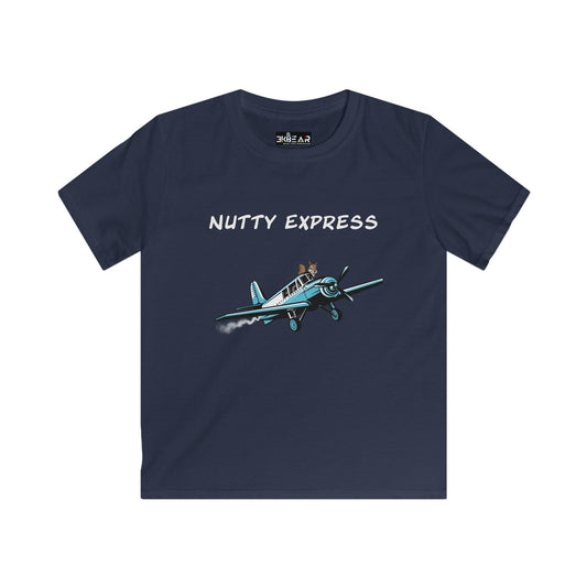 Nutty's Express Delivery. Always On-Time. Kids Softstyle Tee