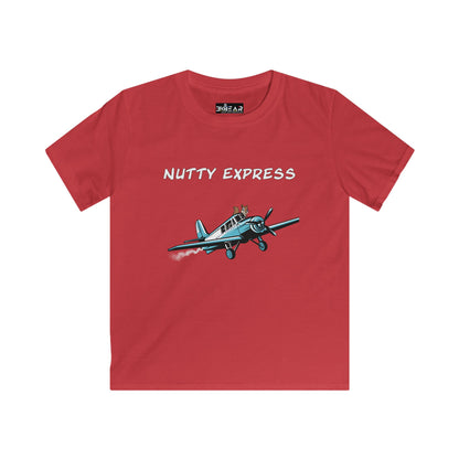 Nutty's Express Delivery. Always On-Time. Kids Softstyle Tee