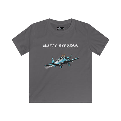 Nutty's Express Delivery. Always On-Time. Kids Softstyle Tee