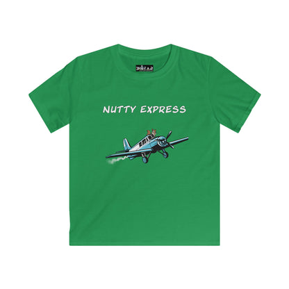 Nutty's Express Delivery. Always On-Time. Kids Softstyle Tee