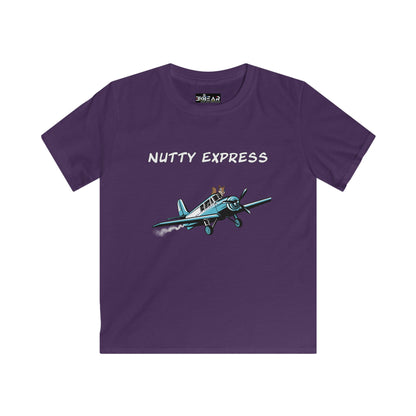 Nutty's Express Delivery. Always On-Time. Kids Softstyle Tee