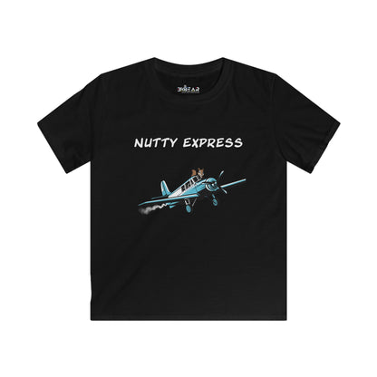 Nutty's Express Delivery. Always On-Time. Kids Softstyle Tee