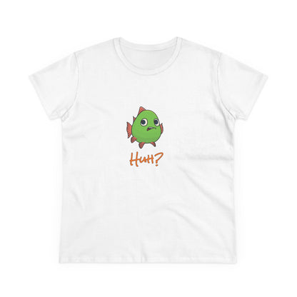 Fish In Total Disbelief. Women's Midweight Cotton Tee