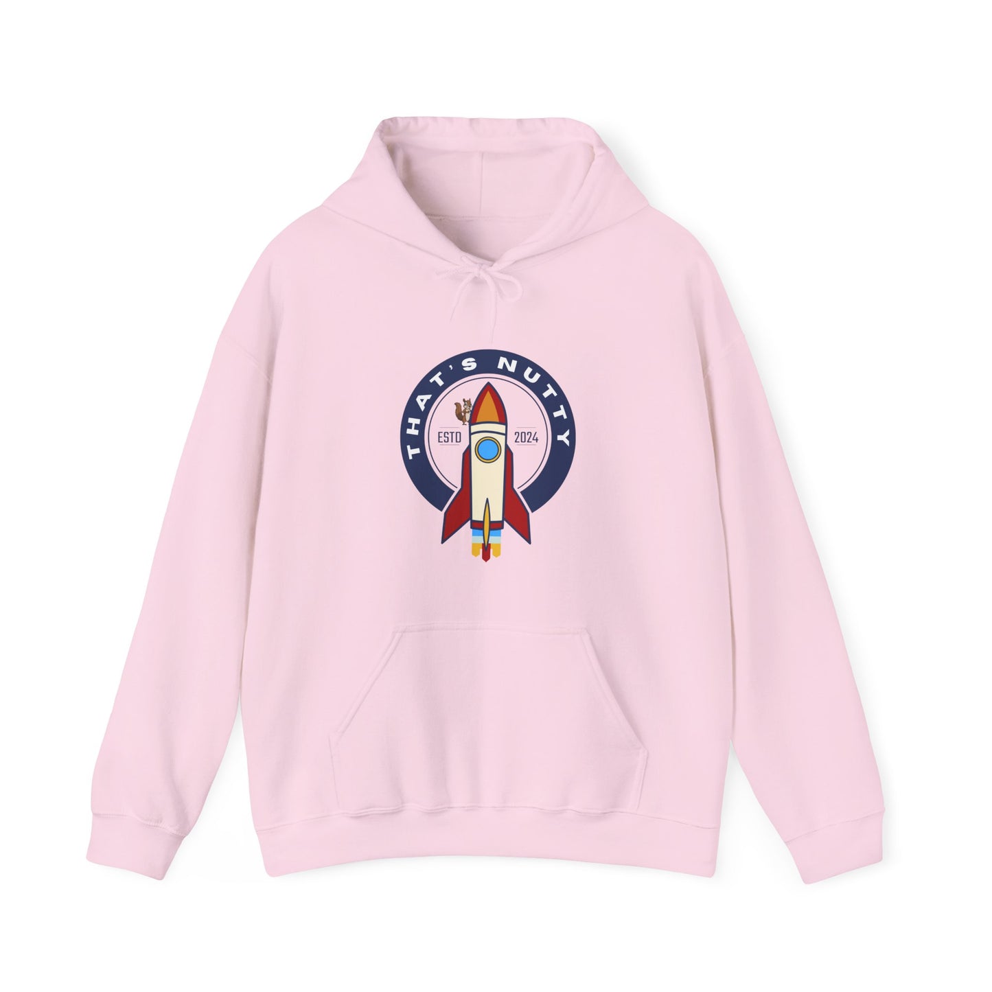 That's Nutty On A Rocket Ship Hooded Sweatshirt