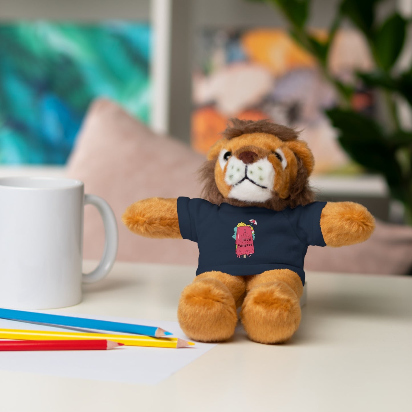 I Love Summer Jaguar. Stuffed Animals with Tee