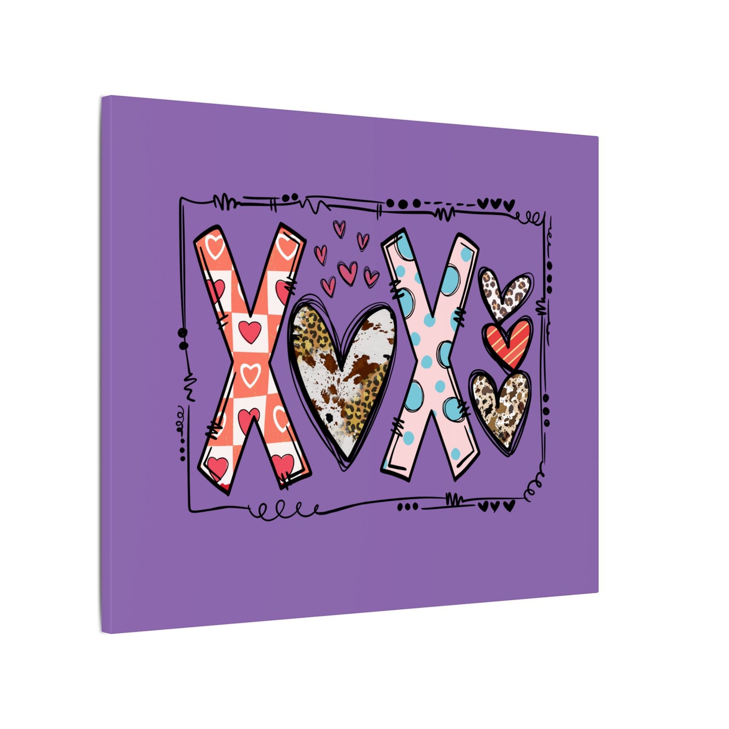 Sign of Love. XOXO. Canvas Gallery Wraps