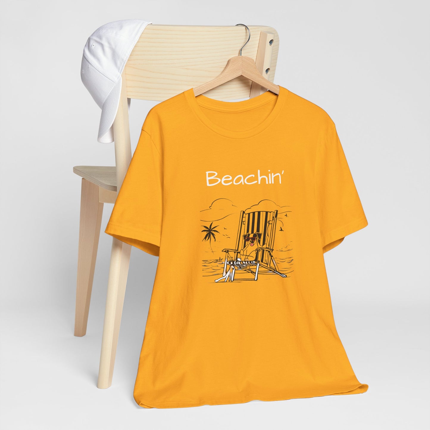 Beachin'. Unisex Jersey Short Sleeve Tee