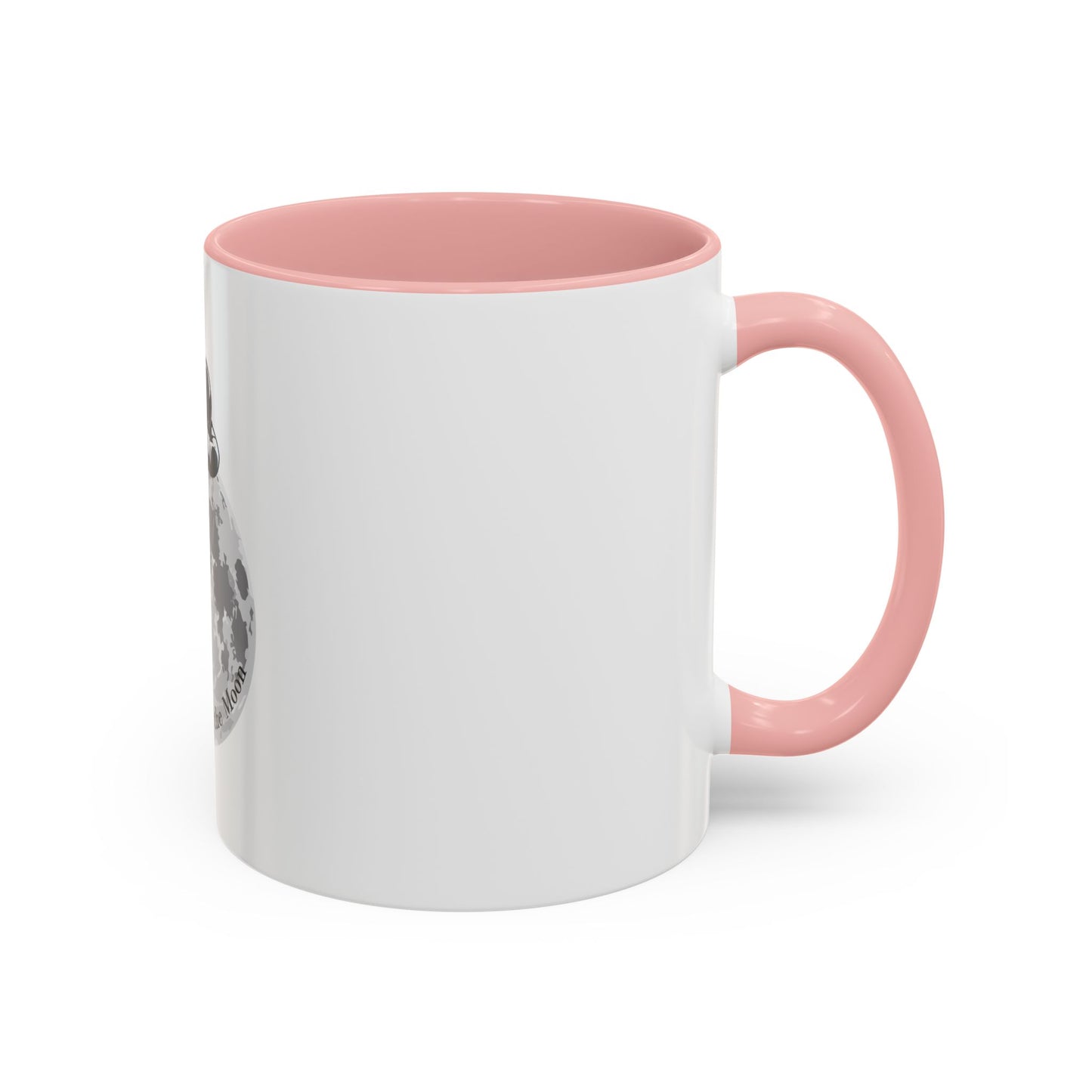 Chillaxing on The Moon. Accent Coffee Mug, 11oz