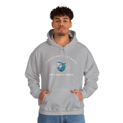 Shark Gym Hoodie – Finnegan’s Fitness & Aquatic Center Sweatshirt