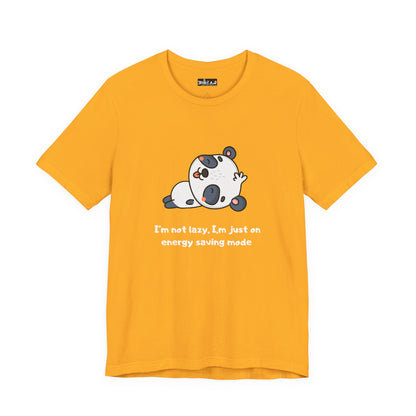 I'm Not Sleeping I'm on Energy Saving Mode. Unisex Jersey Short Sleeve Tee