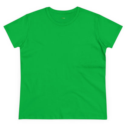 Solid Azalea. Women's Midweight Cotton Tee