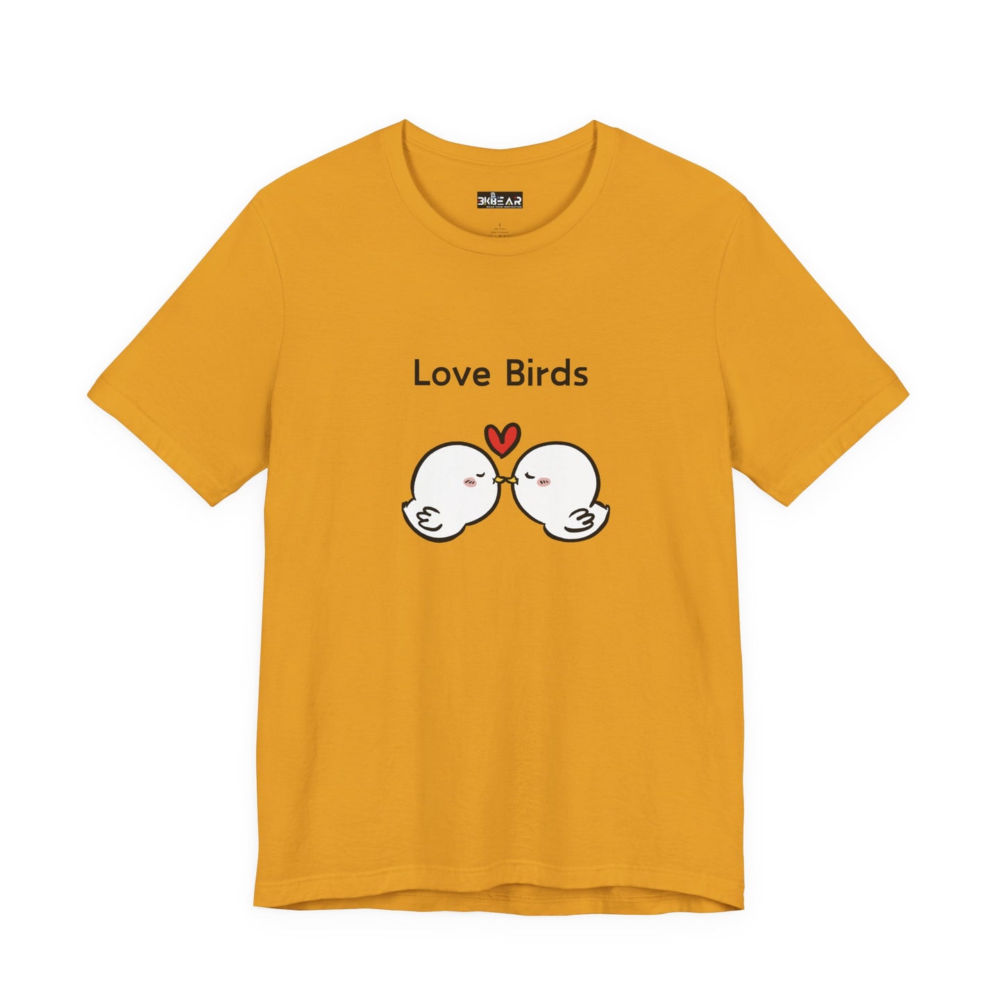 Love Birds Boyfriend T Graphic. Unisex Jersey Short Sleeve Tee