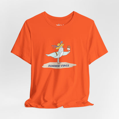 Regal Seagull Summer Vibes. Unisex Jersey Short Sleeve Tee