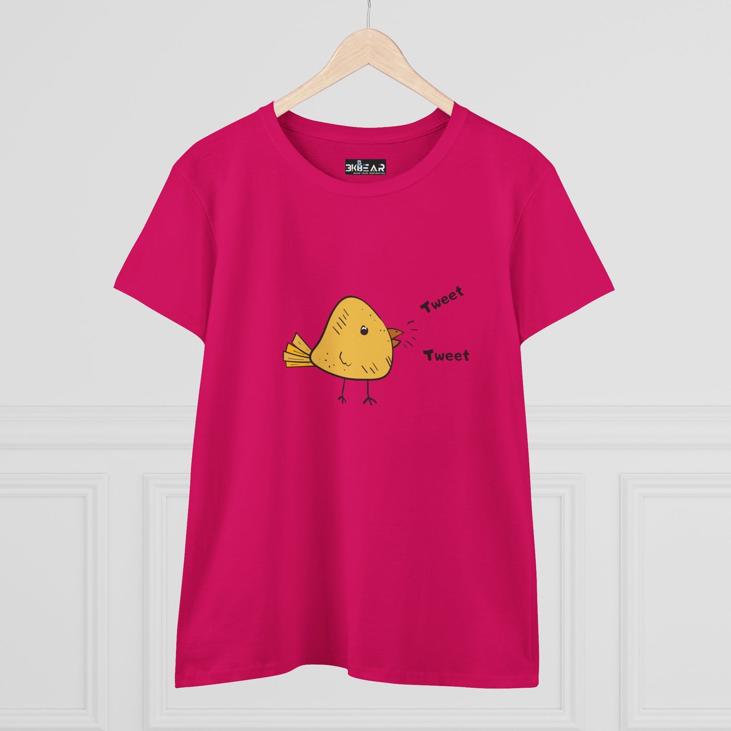 Tweet. Tweet. Women's Midweight Cotton Tee