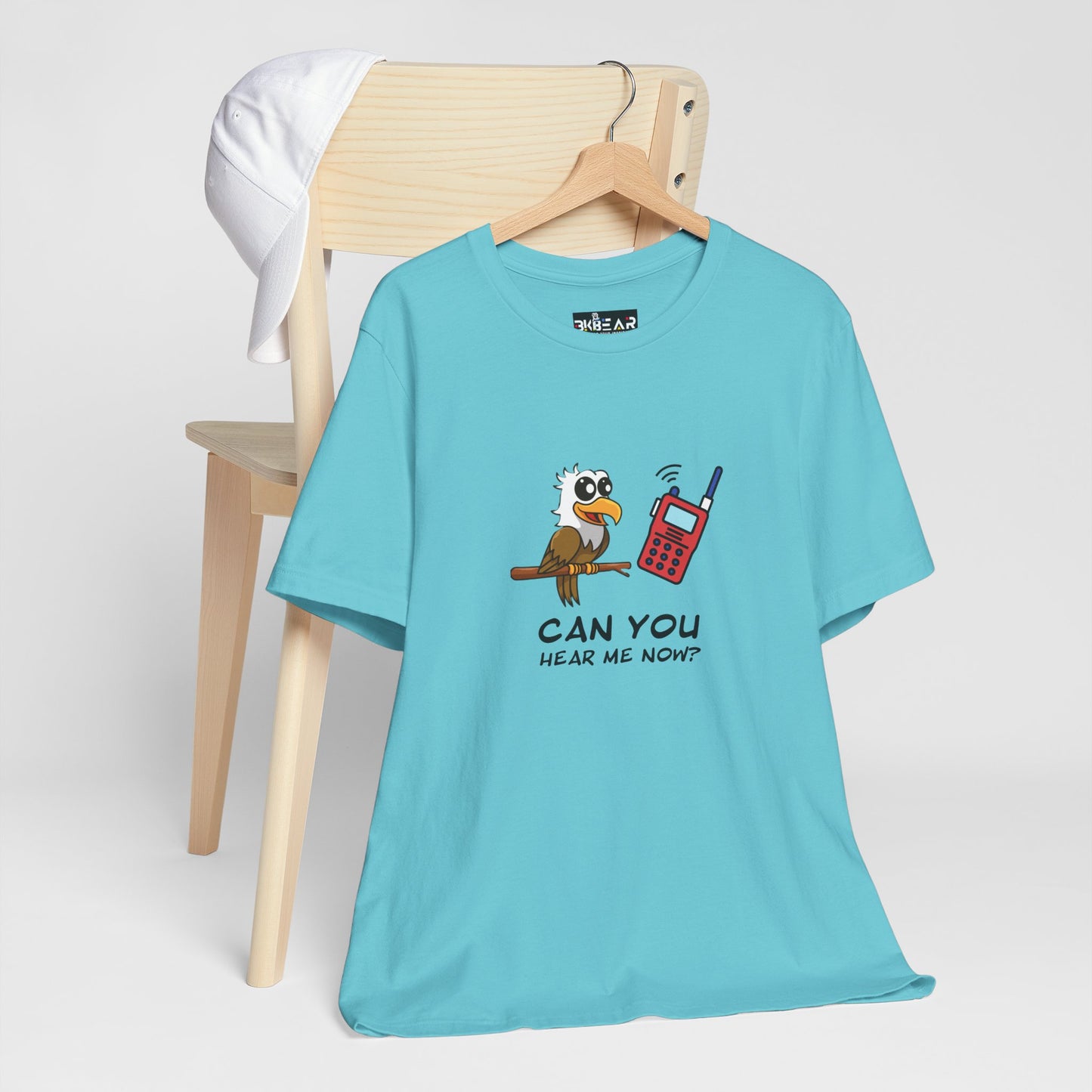 Burrowing Owl. Can You Hear Me Now? Unisex Jersey Short Sleeve Tee
