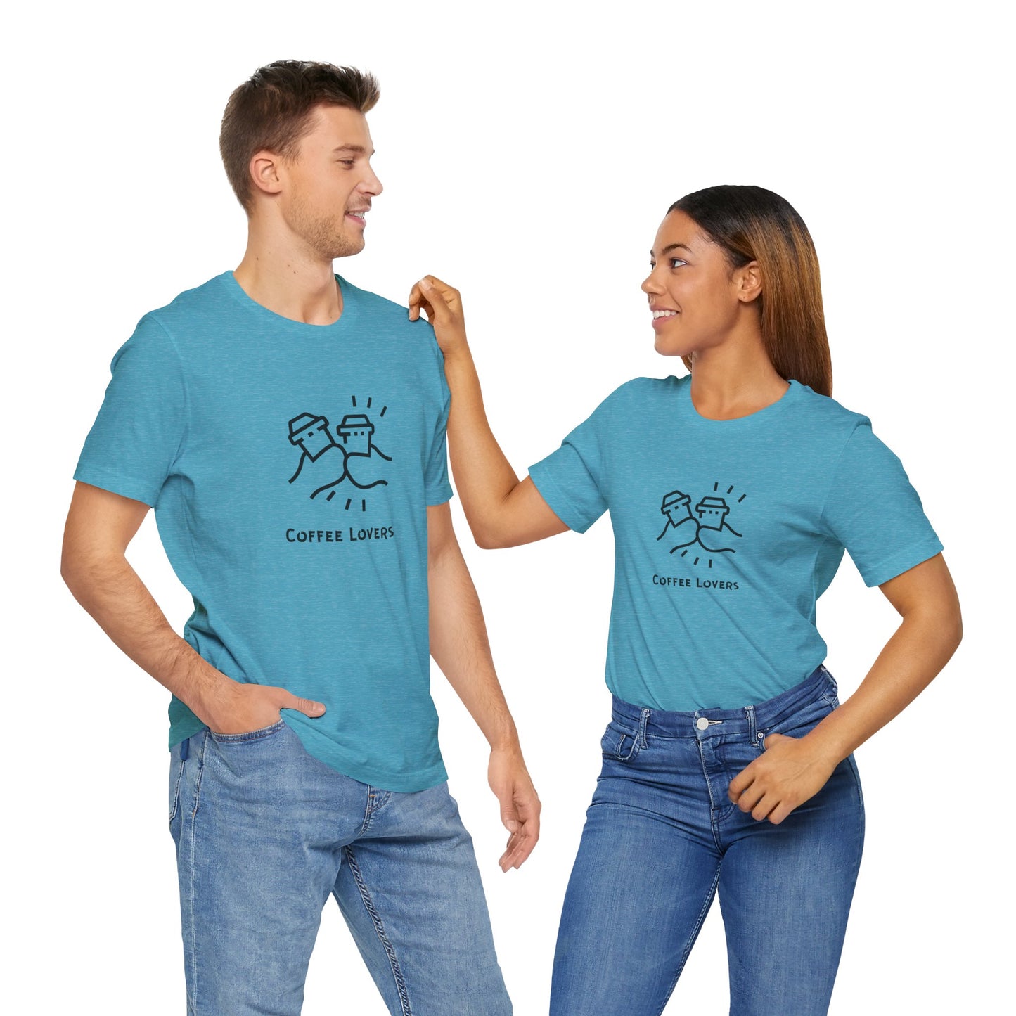 Coffee Lovers Unisex Jersey Tee – Funny Coffee Graphic T-Shirt For Men & Women
