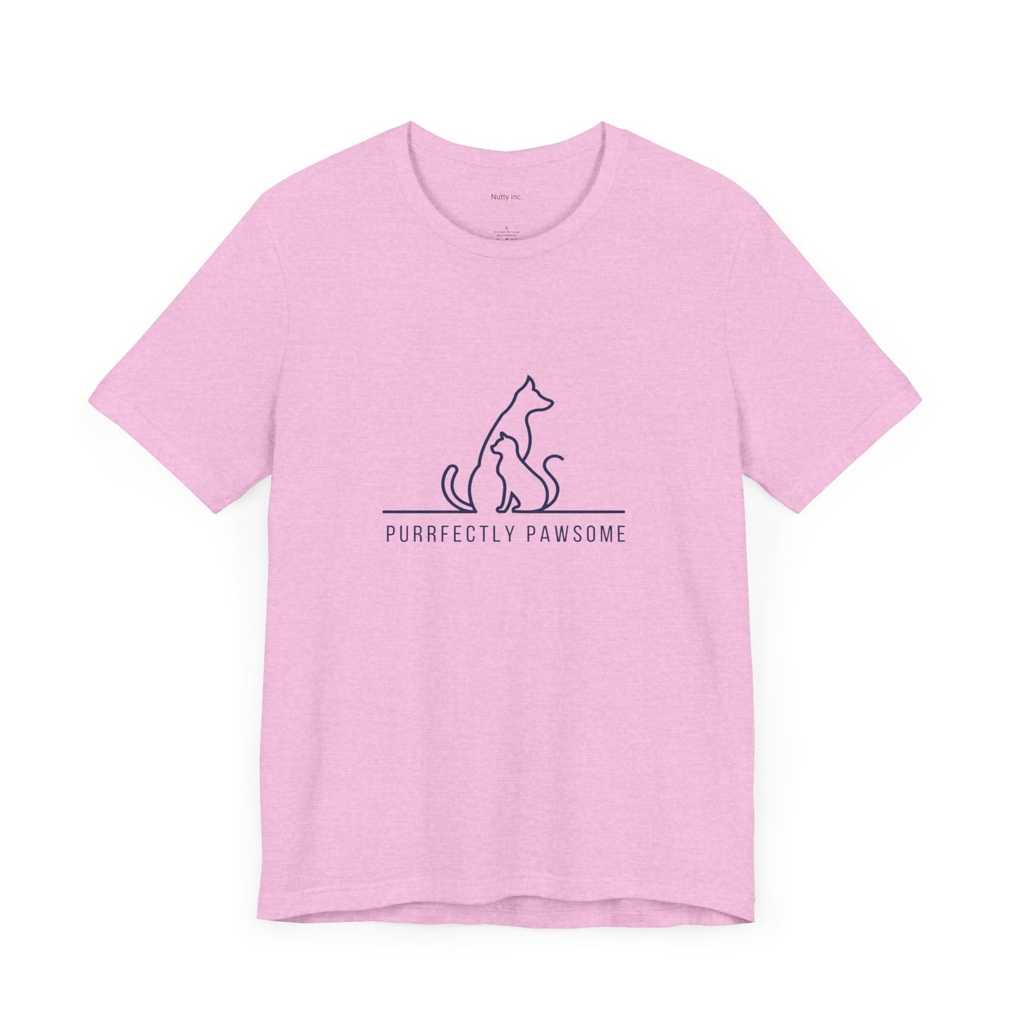 Purrfectly Pawsome. Unisex Jersey Short Sleeve Tee