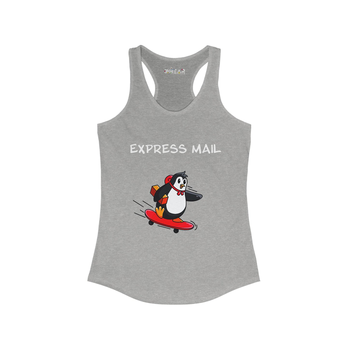 Express Mail. Women's Ideal Racerback Tank