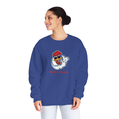 Chillin' Chicken. Unisex NuBlend® Crewneck Sweatshirt