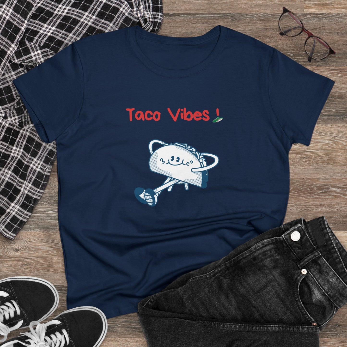 Taco Vibes! Women's Midweight Cotton Tee