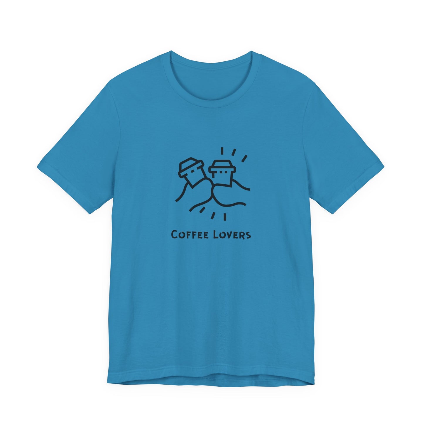 Coffee Lovers Unisex Jersey Tee – Funny Coffee Graphic T-Shirt For Men & Women