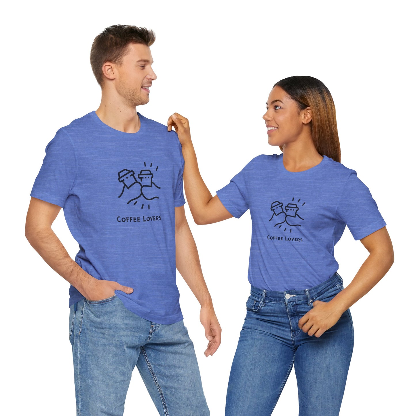 Coffee Lovers Unisex Jersey Tee – Funny Coffee Graphic T-Shirt For Men & Women