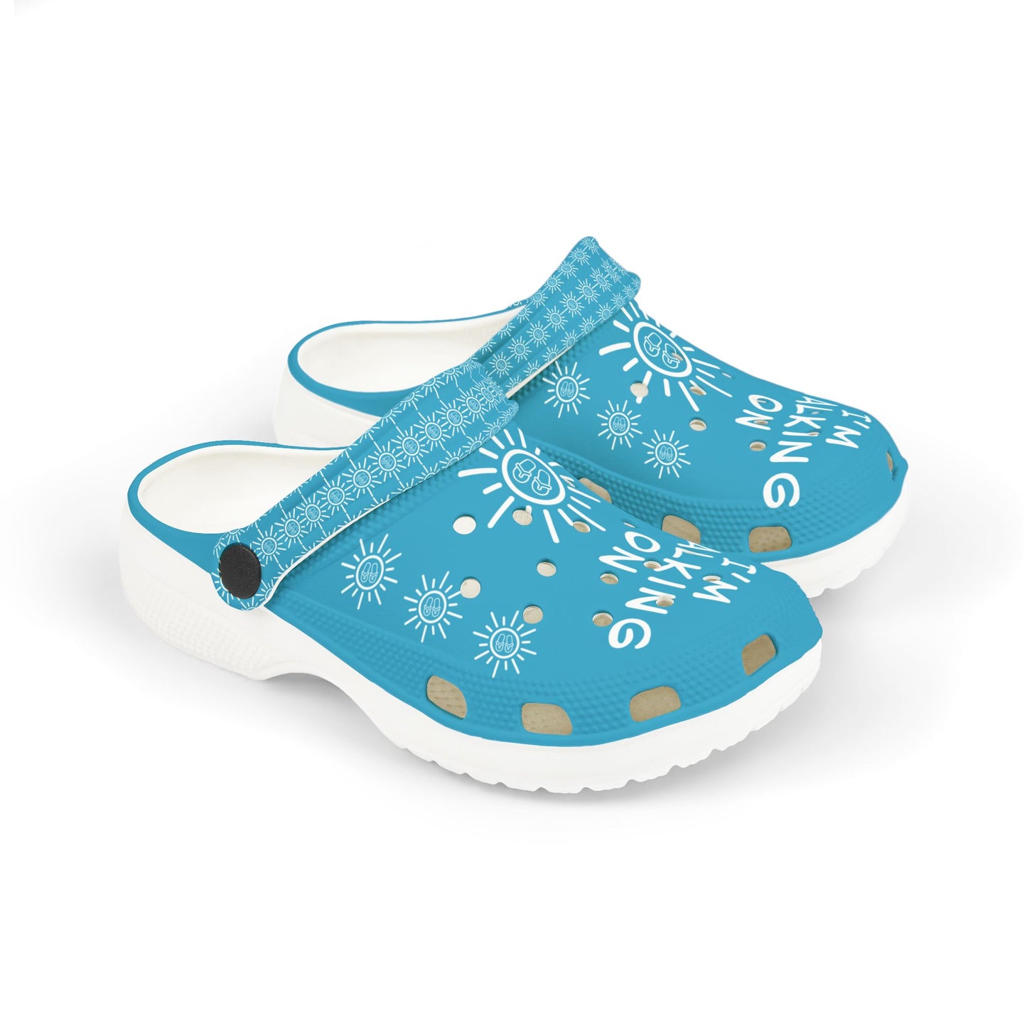 I'm Walking On Sunshine Rubber Clogs for Girls