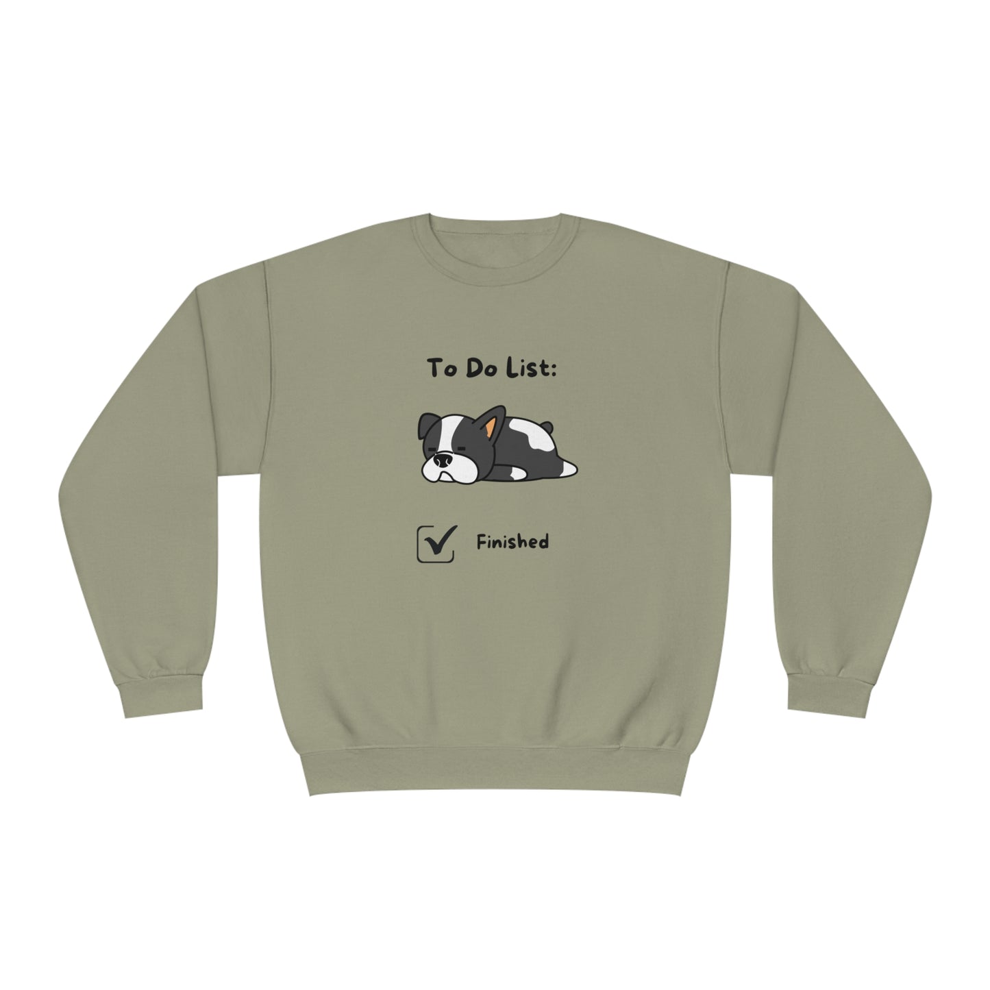 To Do List. Finished. Unisex NuBlend® Crewneck Sweatshirt