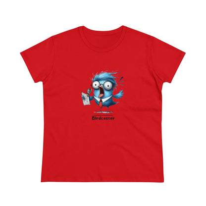 Birdcaster. Women's Midweight Cotton Tee